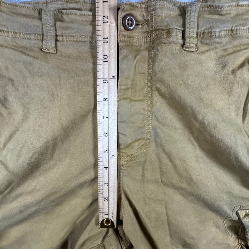 American Eagle Cargo Shorts Mens 38 Tan Extreme Flex Khaki Hiking Y2K Style - Picture 4 of 14